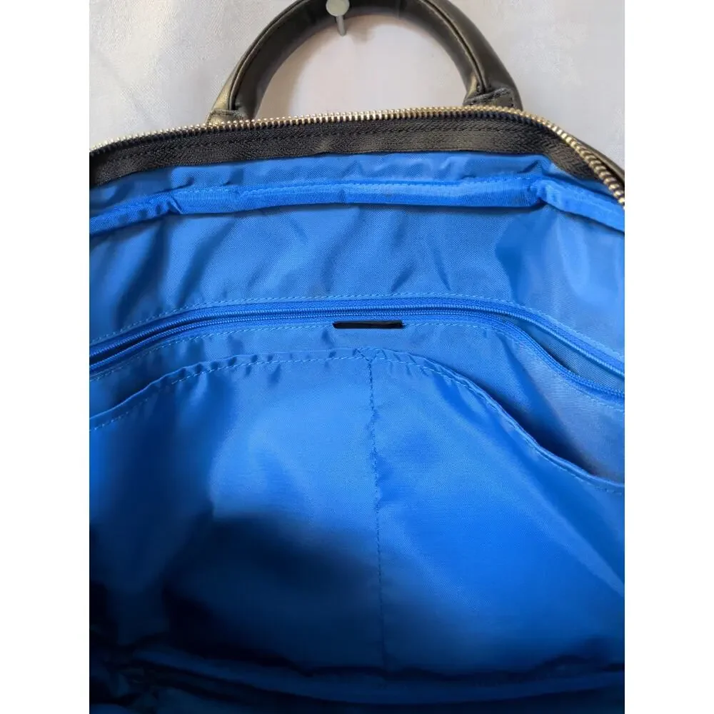Paul Smith Black Leather Laptop Business Minamalist Bag NWT